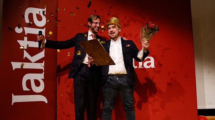 Oliver Mårtensson på Jaktia-galan