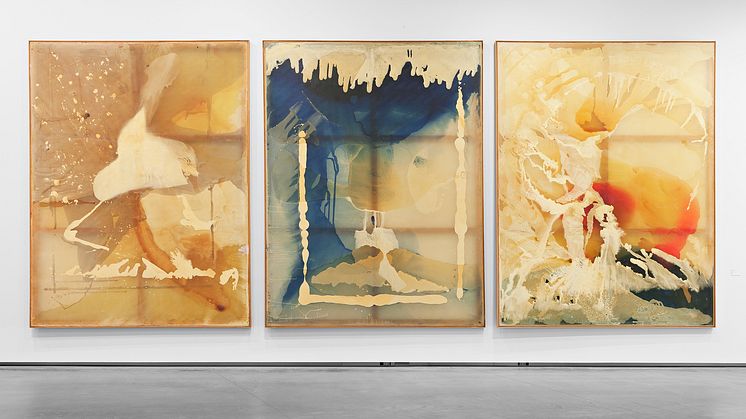 Sigmar Polke, Apparizione (1-3), 1992. Astrup Fearnley Collection. © The Estate of Sigmar Polke, Cologne. Photo: Thomas Widerberg.
