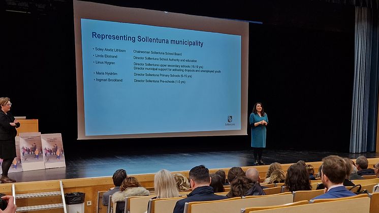 EUs utbildningschefer besökte Sollentunas skolor