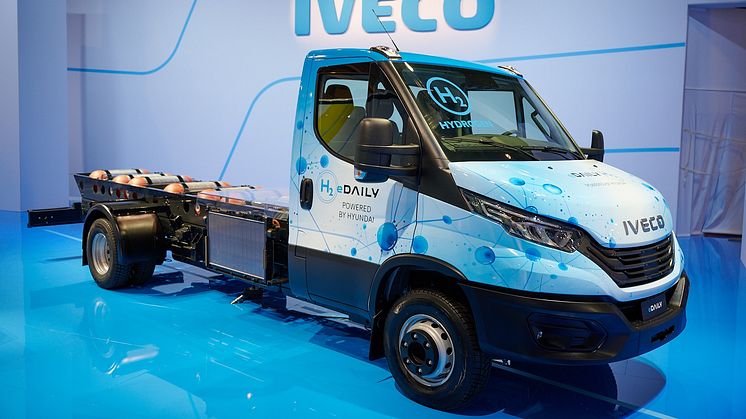 IVECO eDaily prototypen med en totalvægt på 7,2 t er blevet testet i Europa, og testen bekræfter en rækkevidde på 350 km, en maksimal nyttelast på 3 t og en tanktid på 15 min.