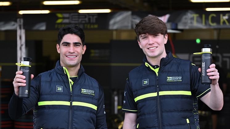 Bluewater supplies reusable drinks bottles to all members of the ERT Formula E race team