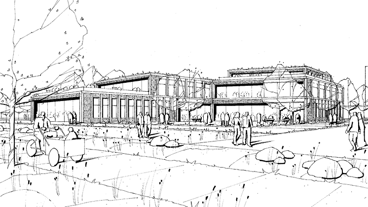 Gården handskiss Höganäs gymnasium Liljewall.png
