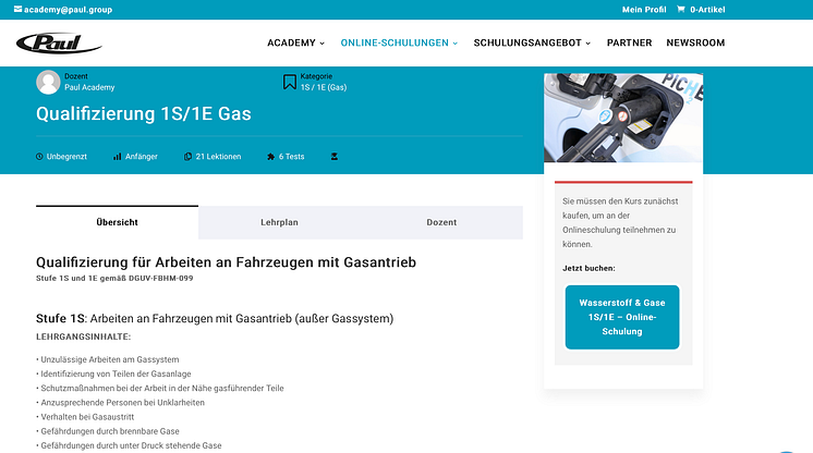Paul Academy: Online-Schulung 