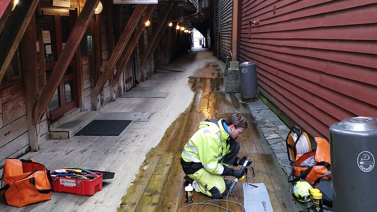 Overvåking av Bryggen i Bergen