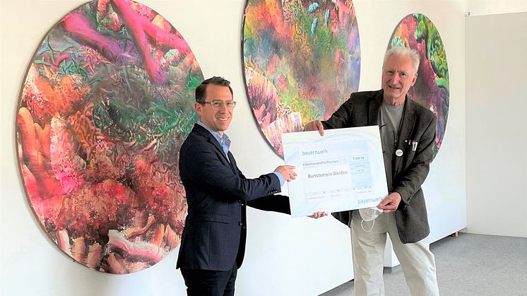 Bayernwerk unterstützt Kunstverein Weiden