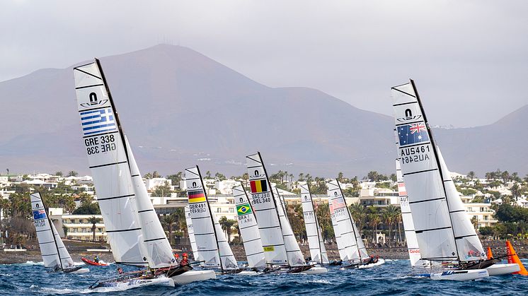 För tredje året i rad arrangerades Lanzarote International Regatta på Kanarieöarna. Foto: Sailing Energy.
