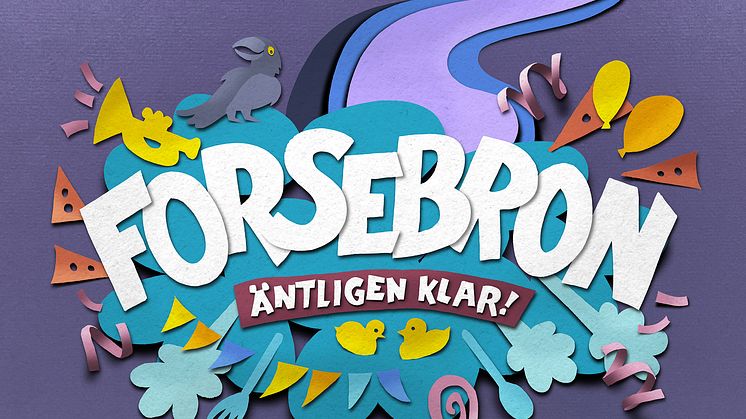 Familjefest när nya Forsebron invigs