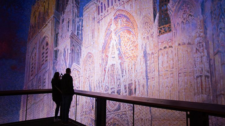 "Die Kathedrale von Monet" von Yadegar Asisi im Panometer Leipzig - Foto: Elli Flint 