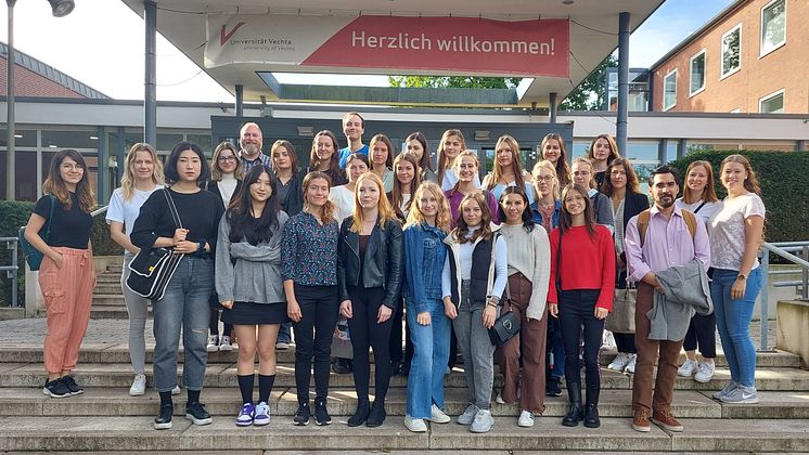 Neue Austauschstudierende an der Universität Vechta im Wintersemester 2023/24