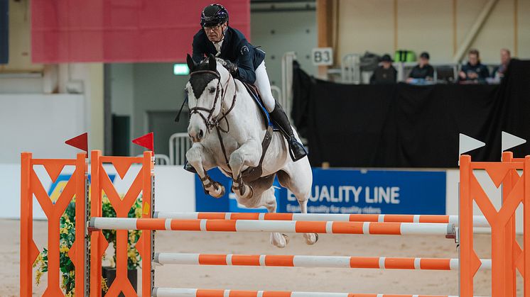 Åbys Marcus Westergren hade hundradelarna på sin sida i torsdagens ATG Riders League 1.35