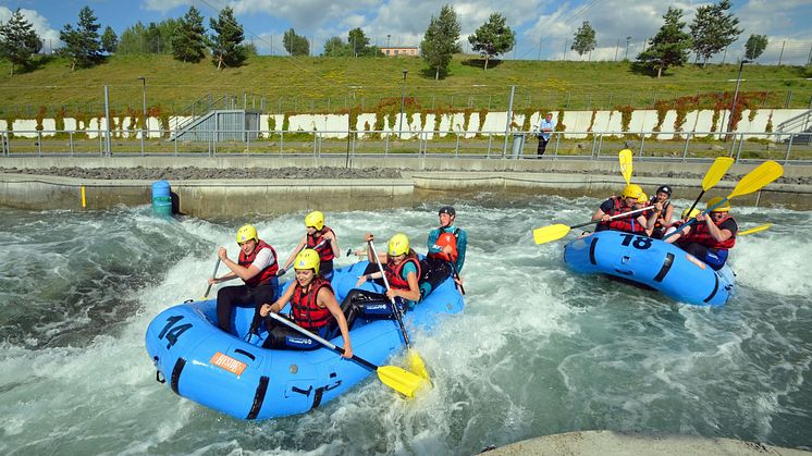 Wildwasser-Rafting im Kanupark Markkleeberg 