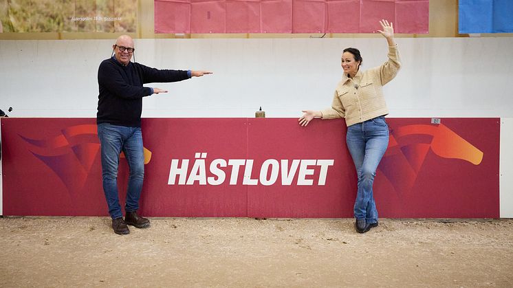 Sylve Söderstrand och Lisen Bratt-Fredricson, två av tre Initiativtagarna till Jönköping Horse Show ser fram emot att välkomna besökarna till Hästlovet med start imorgon tisdag.
