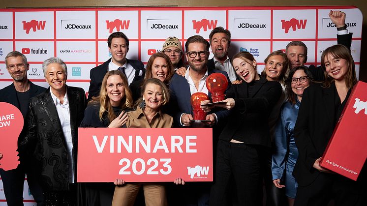 Löfbergs vann kategorin Konsument på 100-wattsgalan, och firade segern tillsammans med vännerna på +1 Kommunikationsbyrå och mediebyrån Context Media.