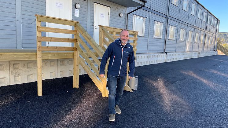 Daglig leder Ståle Gundersen på Fjordbyen Innkvartering utvider kapasiteten til 176 rom. 