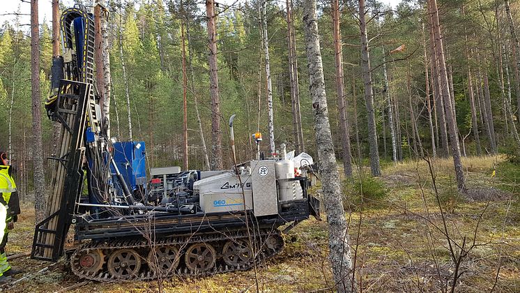 Provtagning vid SJ Kråkkviken 2019.