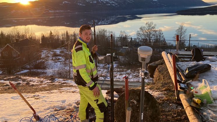 Cautus Geo har installert automatisk overvåking i 19 drikkevann- og energibrønner på Espa hvor Bane NOR skal bygge ny jernbanetunnel på Dovrebanen.