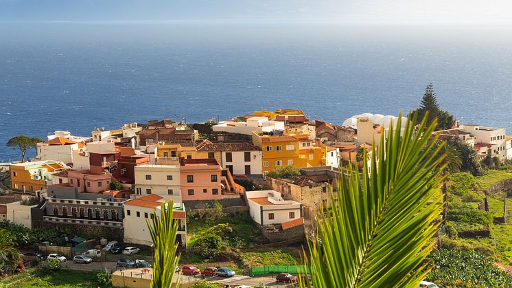 Genom den pittoreska staden Agulo, Teneriffa, går vandringsleden som tar dig till Atlantens stränder. Foto: Canary Islands Tourism.
