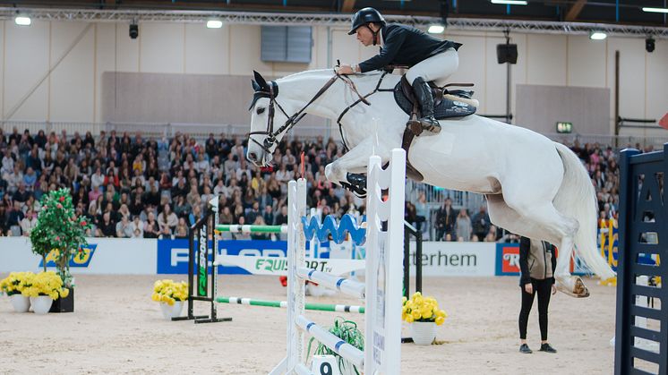 Rolf-Göran Bengtsson och Mylord Marley under Jönköping Horse Show 2022