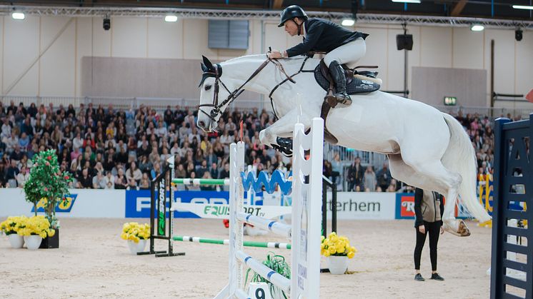 Rolf-Göran Bengtsson och Mylord Marley under Jönköping Horse Show 2022