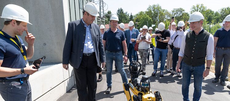 Inbetriebnahme Umspannwerk Bogen