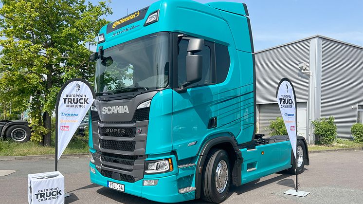 Gesamtsieger des renommierten Vergleichstests der Truck & Trailer Welt: Scania Super ist der kraftstoffsparendste Lkw der European Truck Challenge 2023 