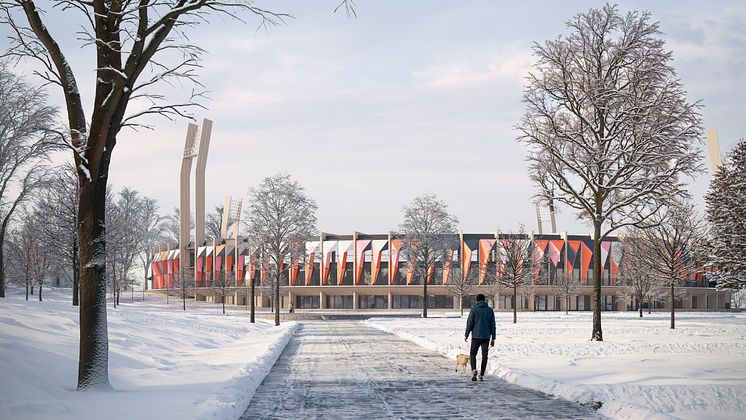 Visionsbild: Örjans vall Vinter
