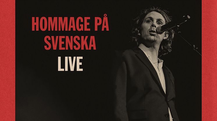 NYTT ALBUM. Albin Lee Meldau hyllar den svenska vistraditionen på nya albumet ”Hommage på svenska LIVE”