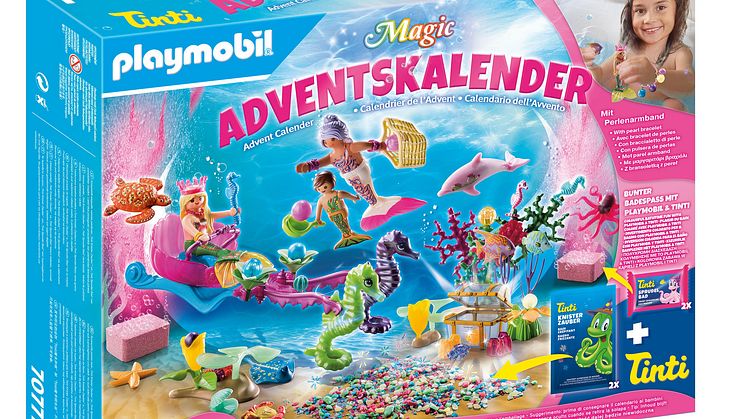 Adventskalender Badespaß Meerjungfrauen (70777) von PLAYMOBIL