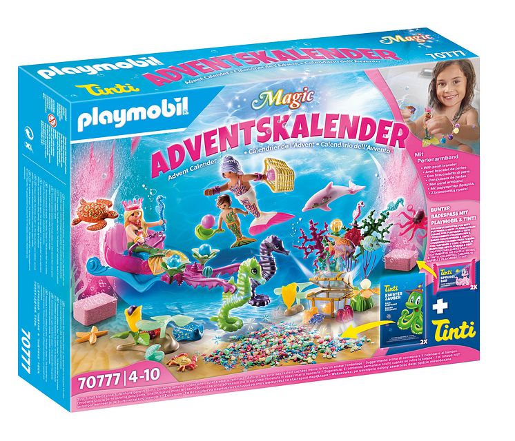 Adventskalender Badespaß Meerjungfrauen (70777) von PLAYMOBIL