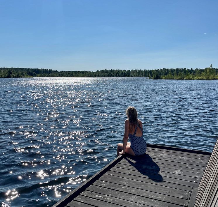 Water Cabin in summer
