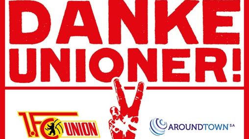 Aroundtown gratuliert dem 1. FC Union Berlin #dankeunioner (Quelle/Urheber: 1. FC Union Berlin)
