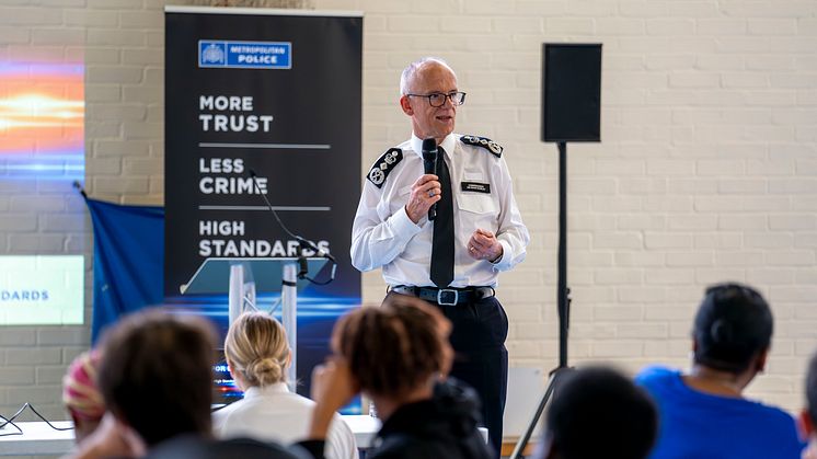 The Commissioner at an event in Southwark