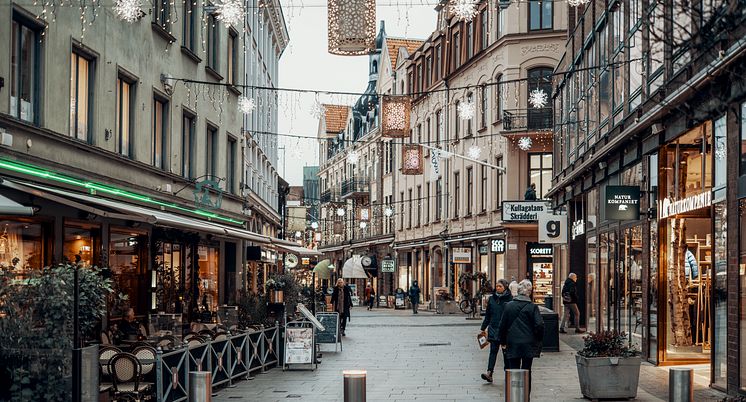 Kullagatan i Helsingborg city