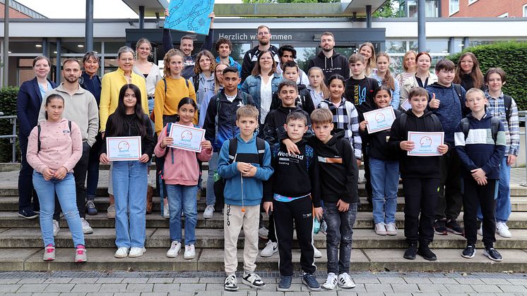 Studierende der Universität Vechta erarbeiten spielerisch Sprachkompetenzen mit Schülerinnen und Schülern der Geschwister-Scholl-Oberschule