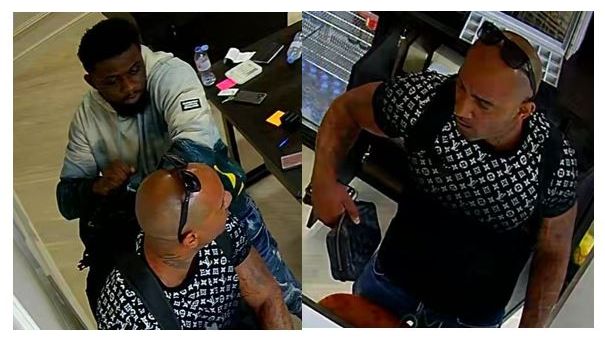[Two men police want to identify following robbery at a Richmond jewellers]