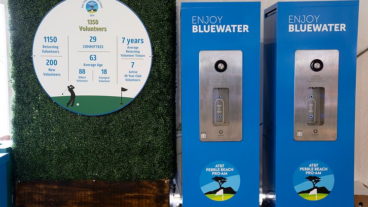 Bluewater hydration dispensers delivering cleaner, safer water, served free of contaminants such as toxic chemicals and microplastic particles