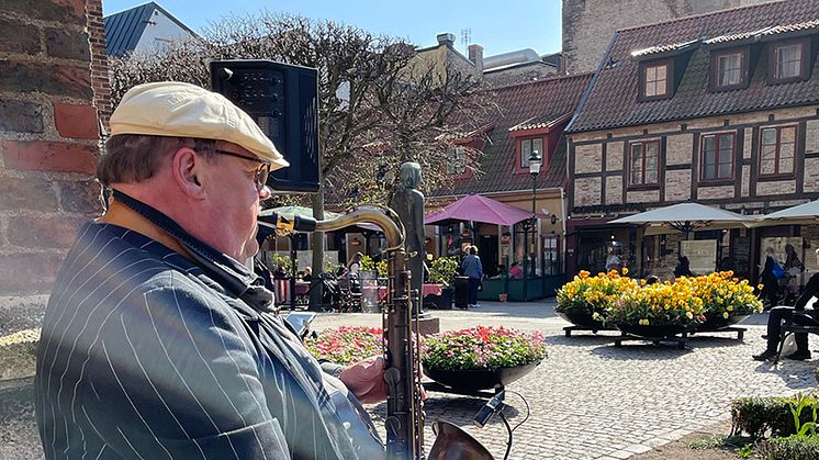 Helsingborg City skapar stämning med musik i stadskärnan