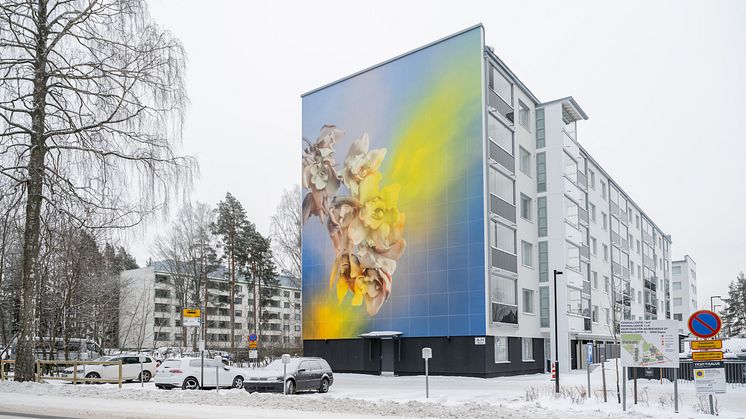 Anni Kinnunen, "Sarastus" (2023), Espoo. Kuva: Ilkka Vuorinen