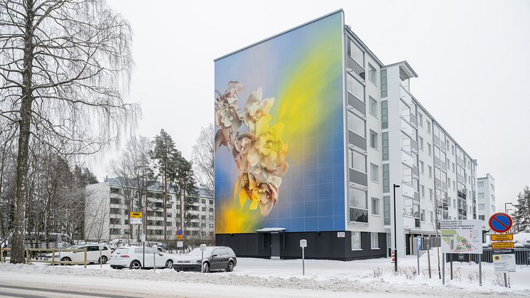 Anni Kinnunen, "Sarastus" (2023), Espoo. Kuva: Ilkka Vuorinen