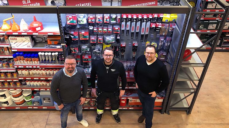 Kramps butikskoncept hos Halkjaers Bandservice