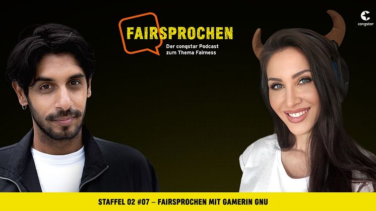 congstar FAIRsprochen Podcast mit Streamerin Jasmin Gnu