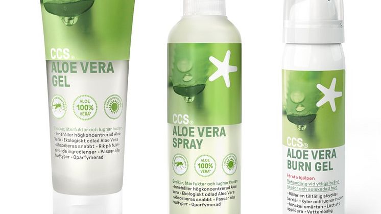 Tips! CCS Aloe Vera – återfuktande och lugnande för utsatt sommarhud
