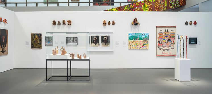 From the presentation of "Historias indigenas" at MASP in São Paulo. Photo: Eduardo Ortega/MASP.