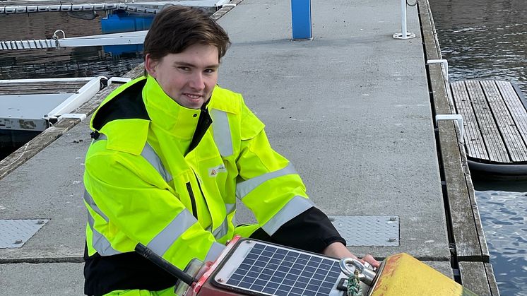 Martin Heltberg (25) er nyansatt i Cautus Geo.