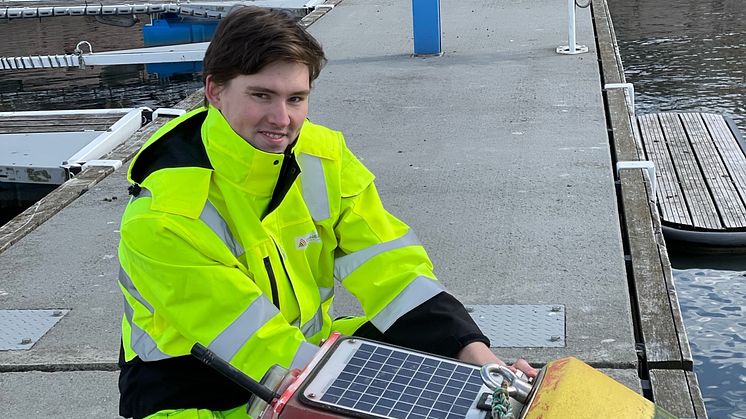Martin Heltberg (25) er nyansatt i Cautus Geo.