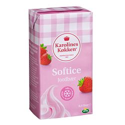 Karolines Køkken jordbær softice