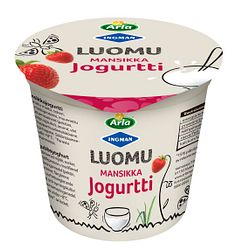 Arla Ingman Luomu mansikkajogurtti 150 g