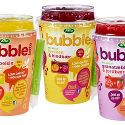 Den nye Arla Bubble Latte serie