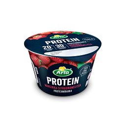 Arla Protein mansikka-sitruunamelissa proteiinirahka 200 g