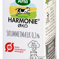 Harmonie økologisk skummetmælk